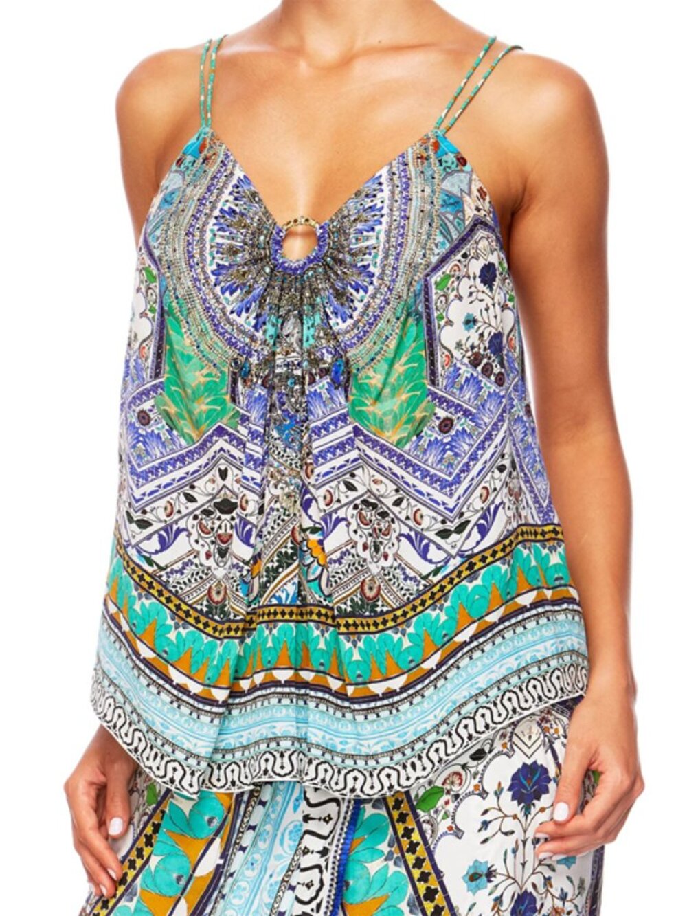 Camilla Everlasting Udaipur Metal Trim Double Strap Top - Picture 6 of 7